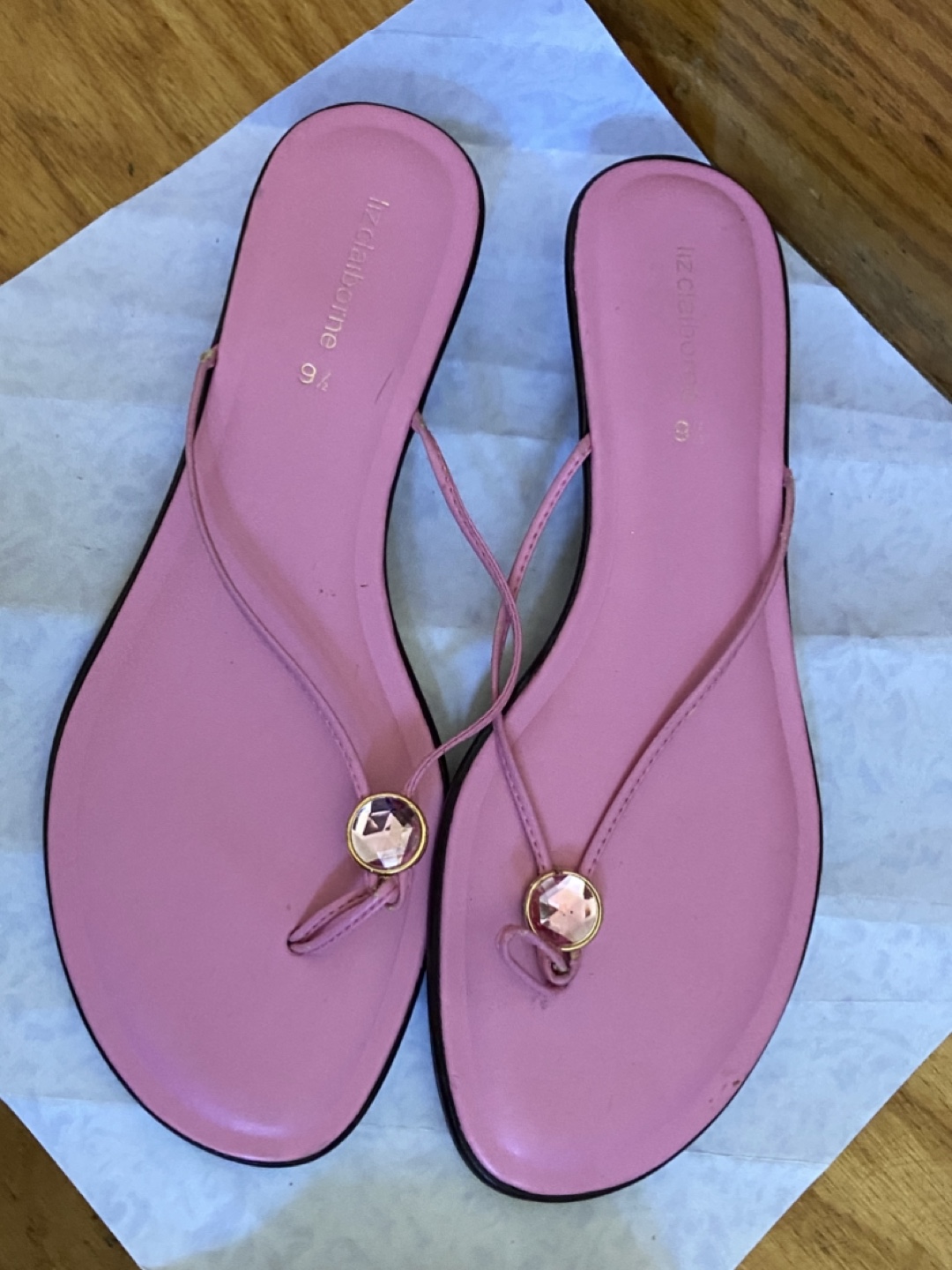Liz Claiborne Pink Wedge Sandals - Size 9.5M - photo 3