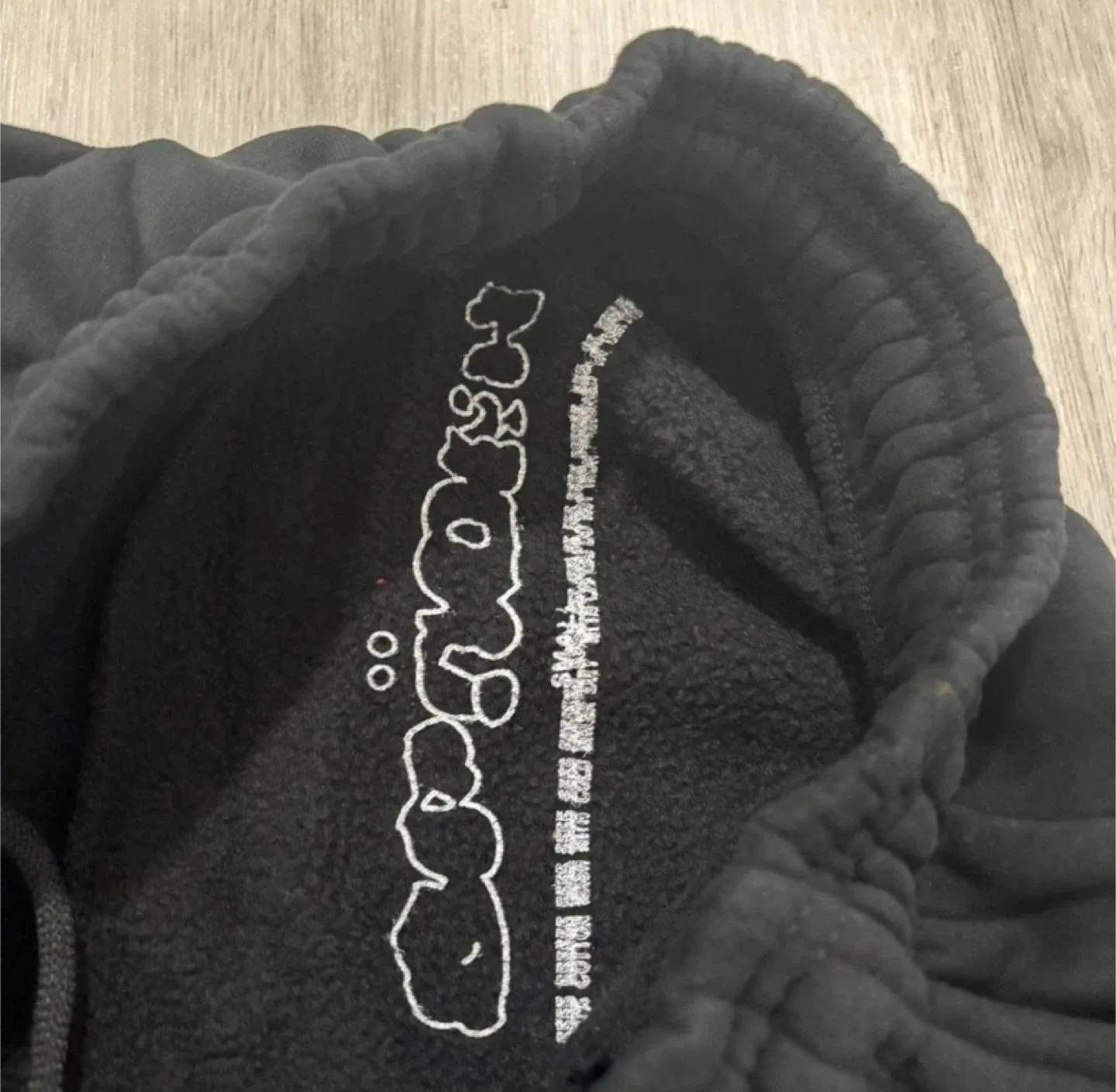 Sp5der Worldwide Black Logo Sweatpants With Colorful Stars image indicator(6)