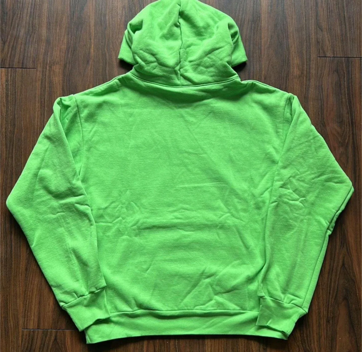 Sp5der Worldwide Hoodie Green With Rhinestones image indicator(2)