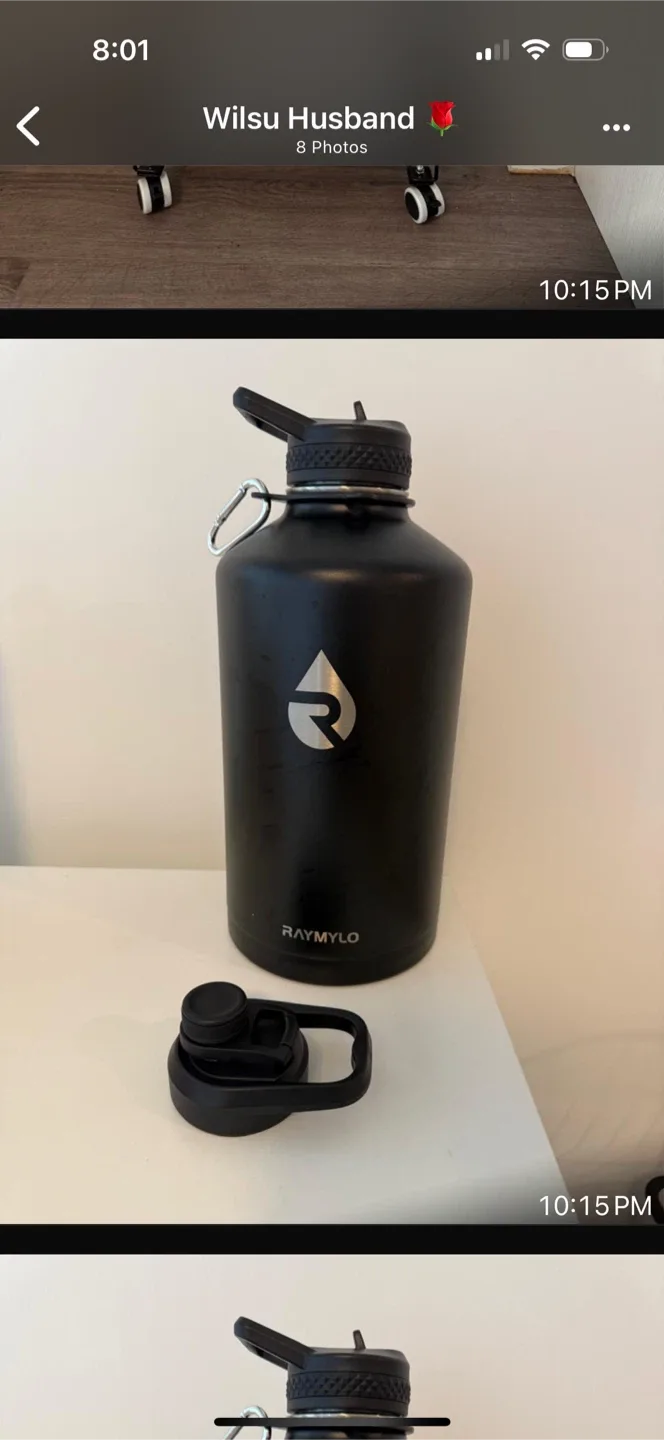 RAYMYLO Black Water Bottle thumbnail