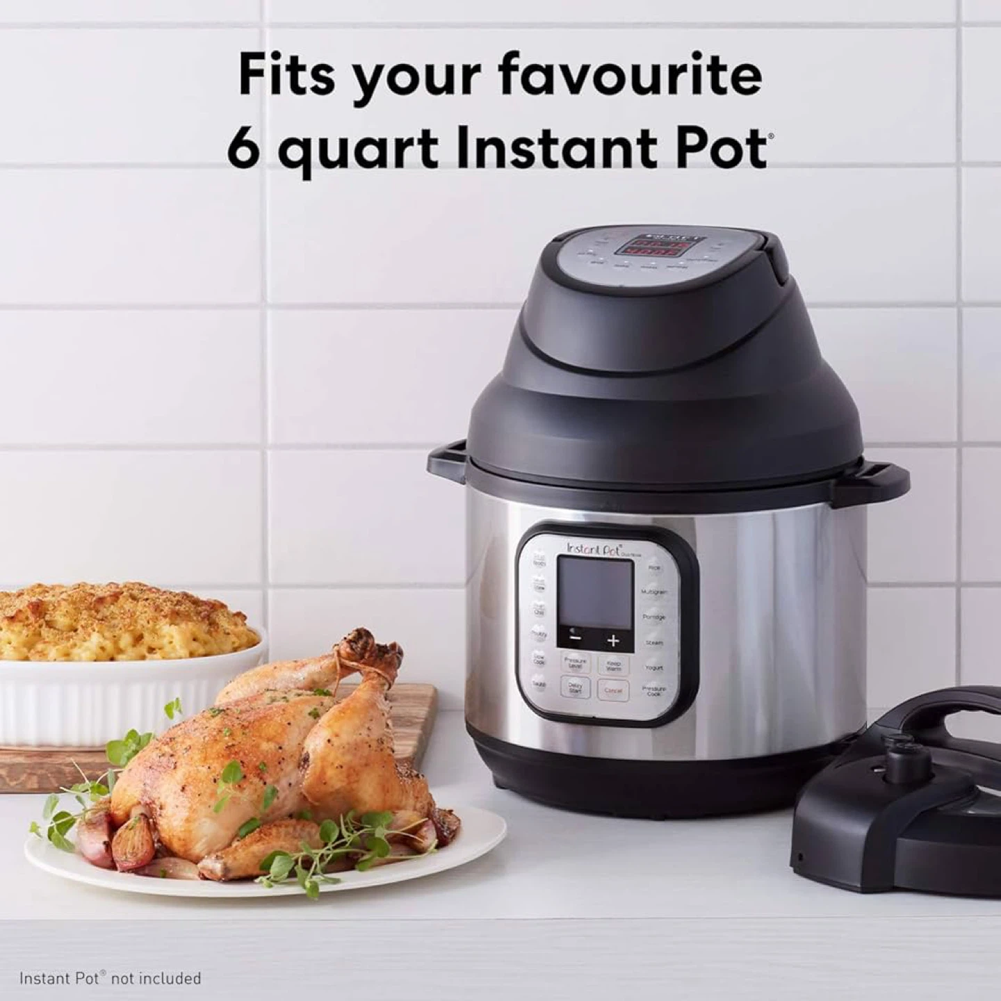 Instant Pot Air Fryer Lid for 6-Quart