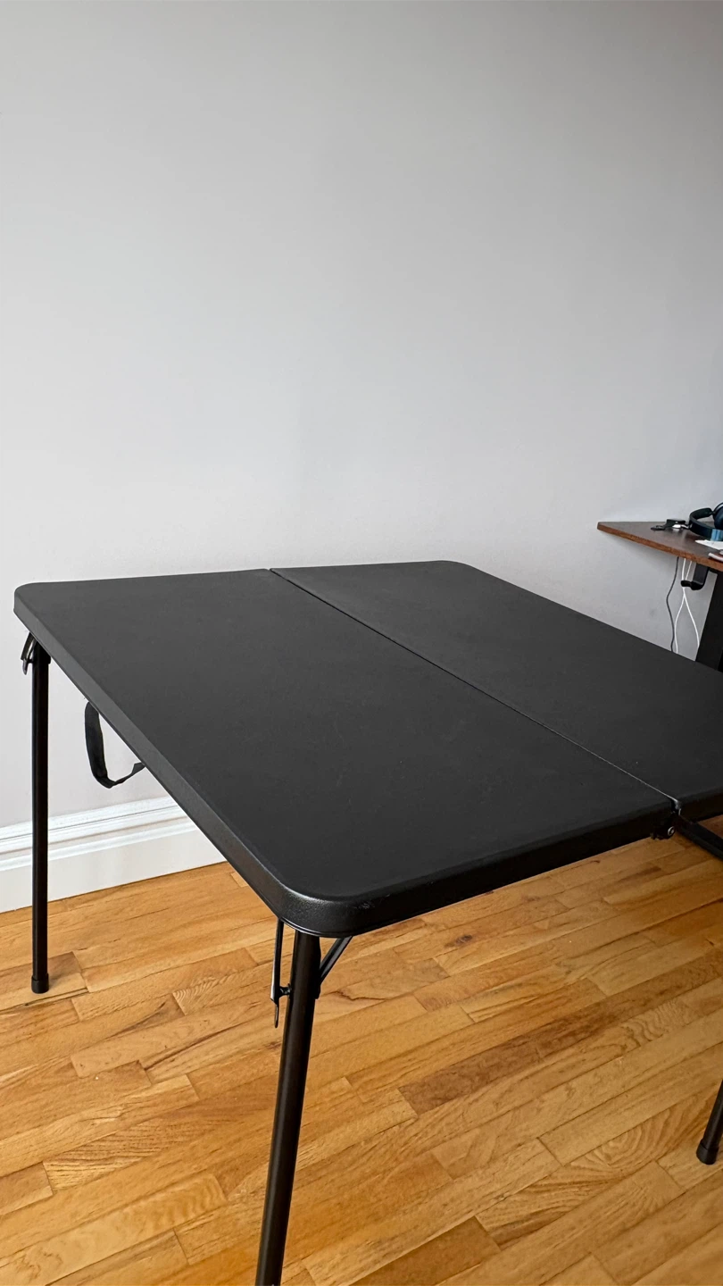 Black Folding Table - photo 2