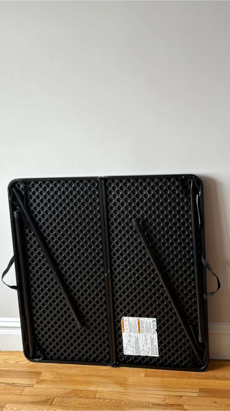 Black Folding Table - photo 3