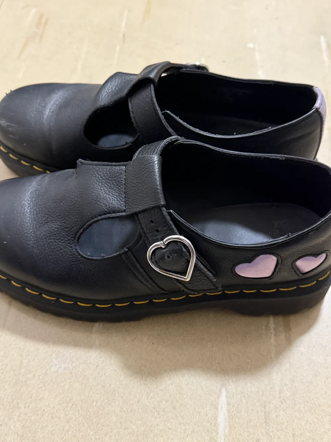 Dr. Martens Polley Heart T-Bar Shoes - US 9.5 image indicator(2)