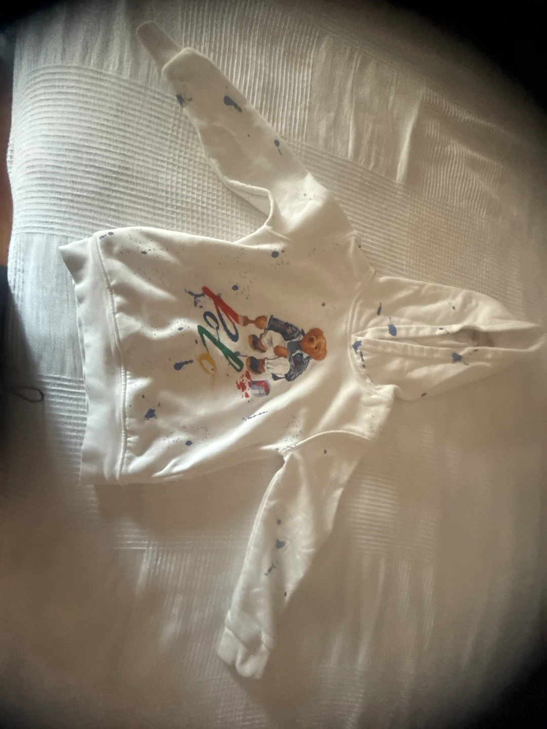 Ralph Lauren White Hoodie