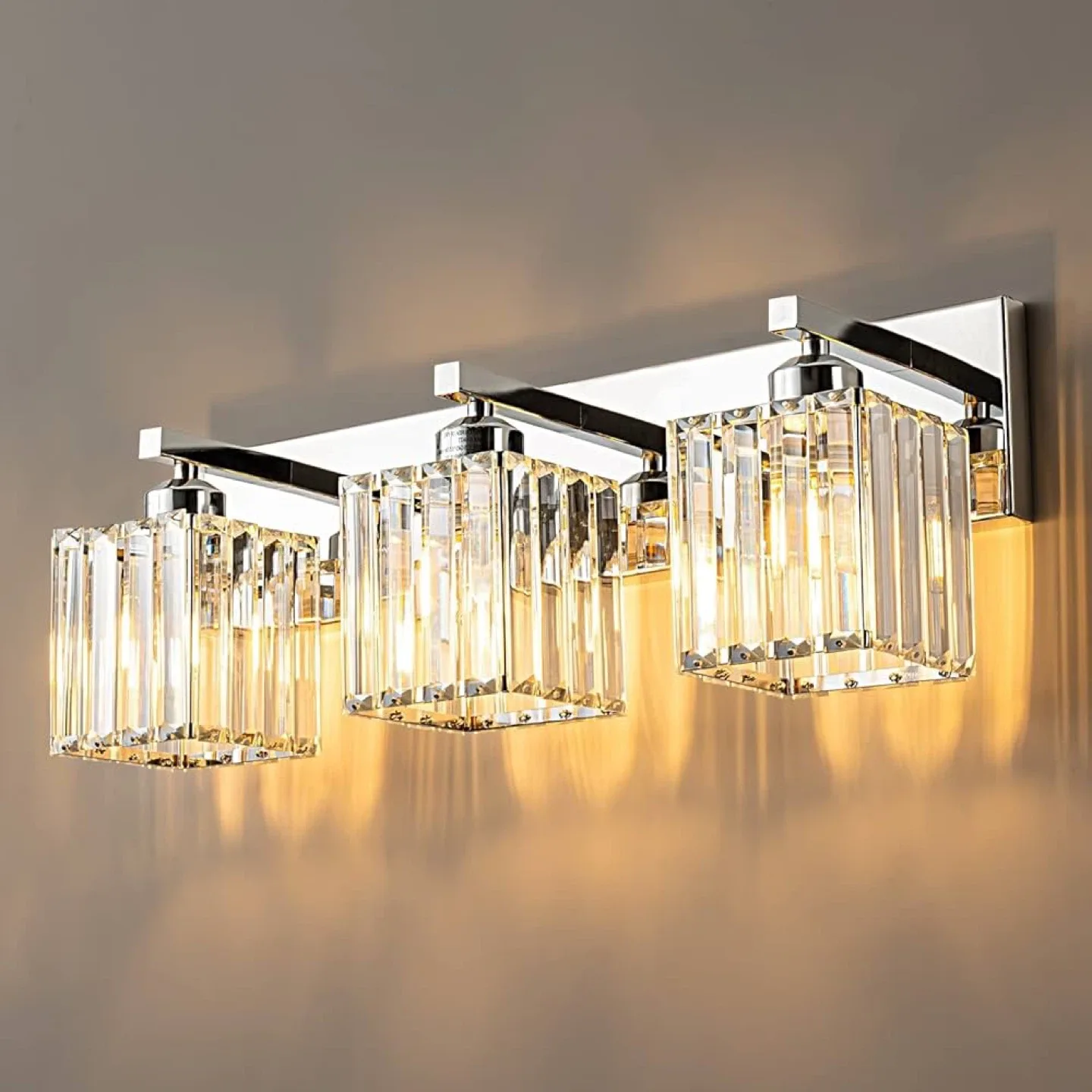 FDPBY Modern Bathroom Crystal Vanity Light 3-Light - BNIB thumbnail