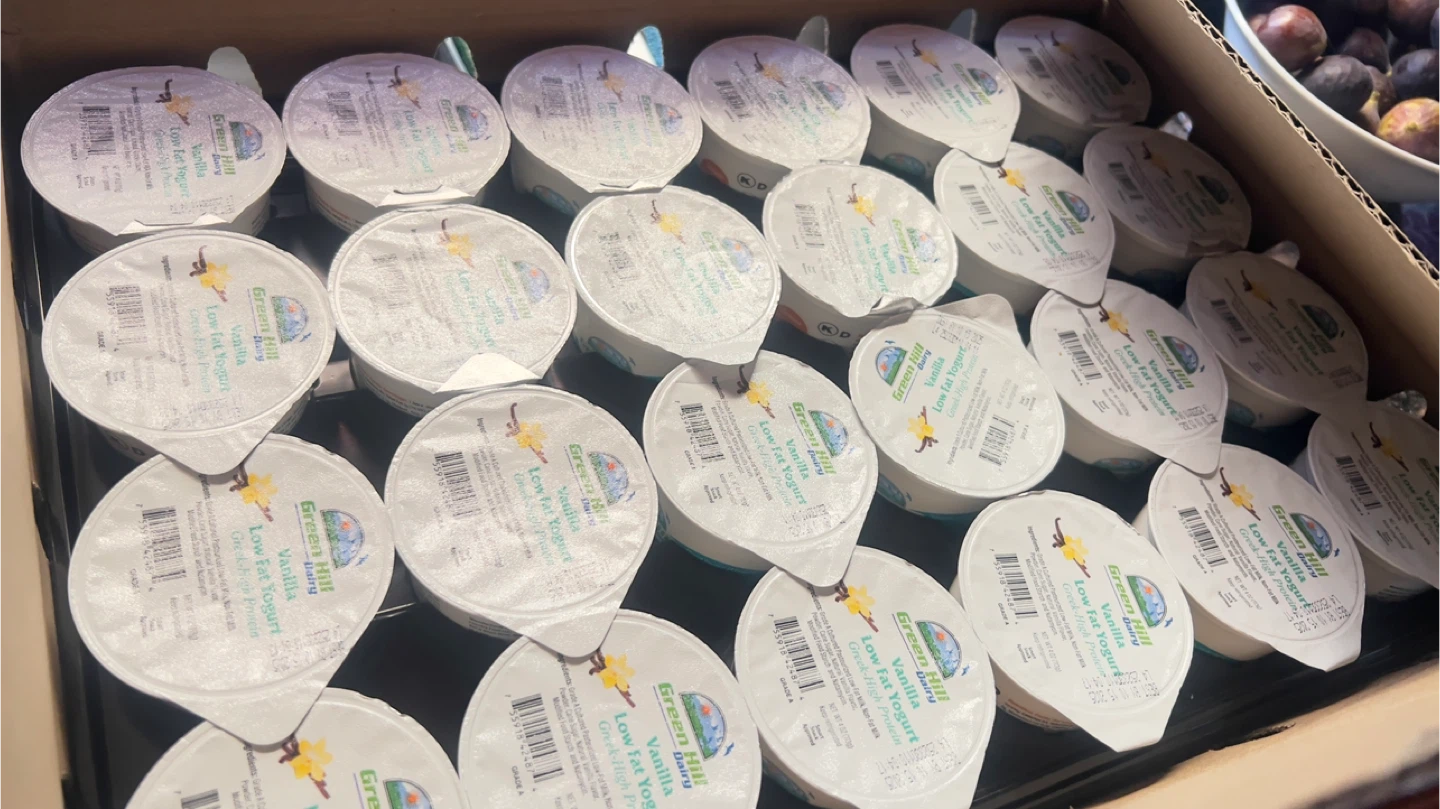 Free  FREE FREE Green Hill Dairy Vanilla Low Fat Yogurt