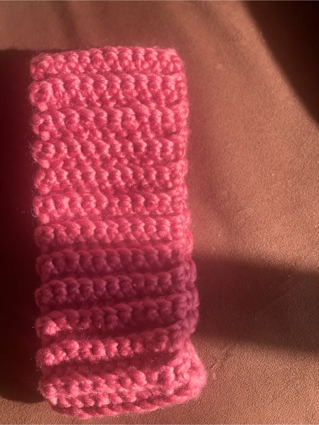 Handmade Crochet Headband - Pink thumbnail