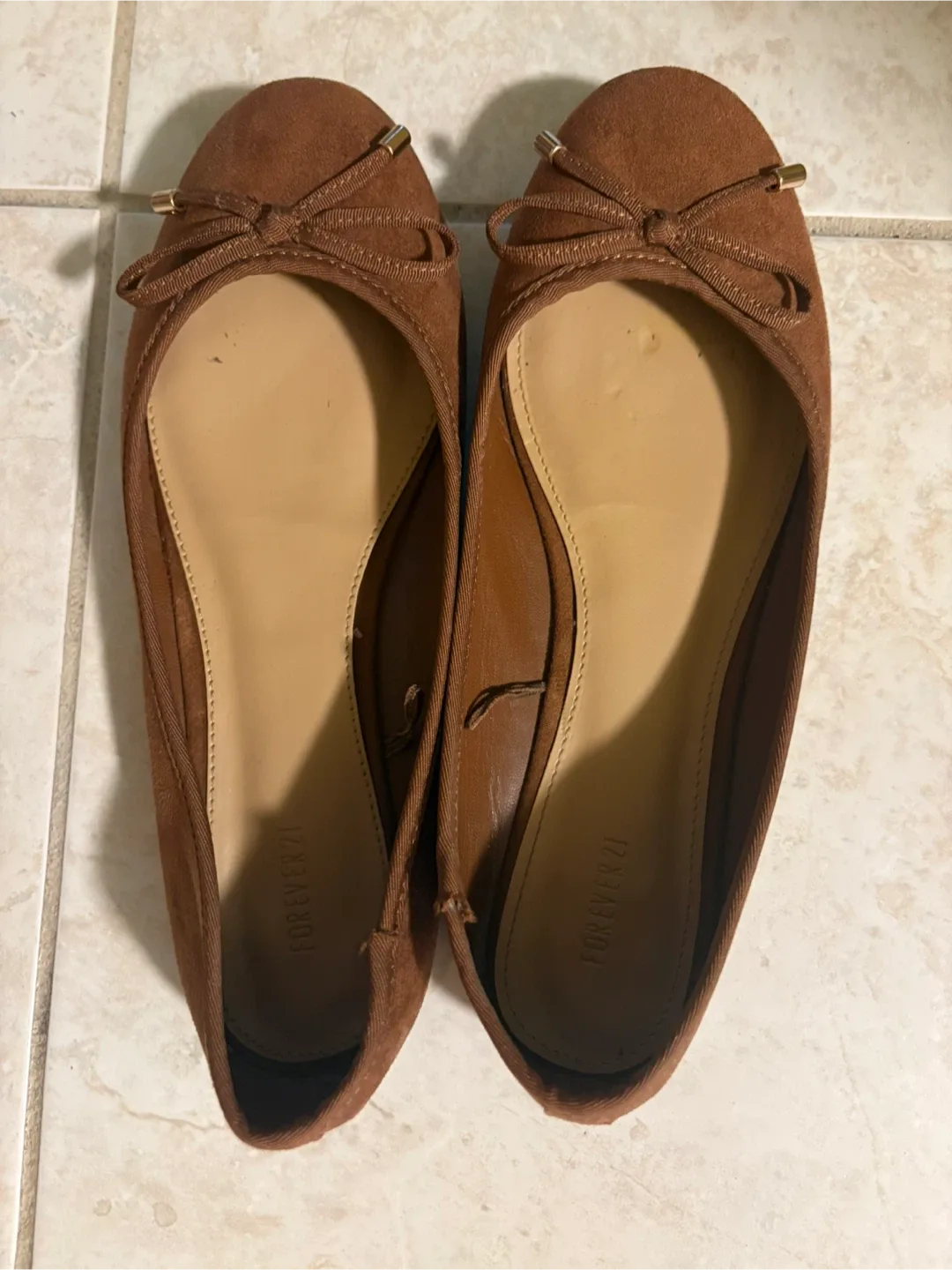 Forever 21 Flats (Size 6) (Barely worn, like new) (FREE) thumbnail