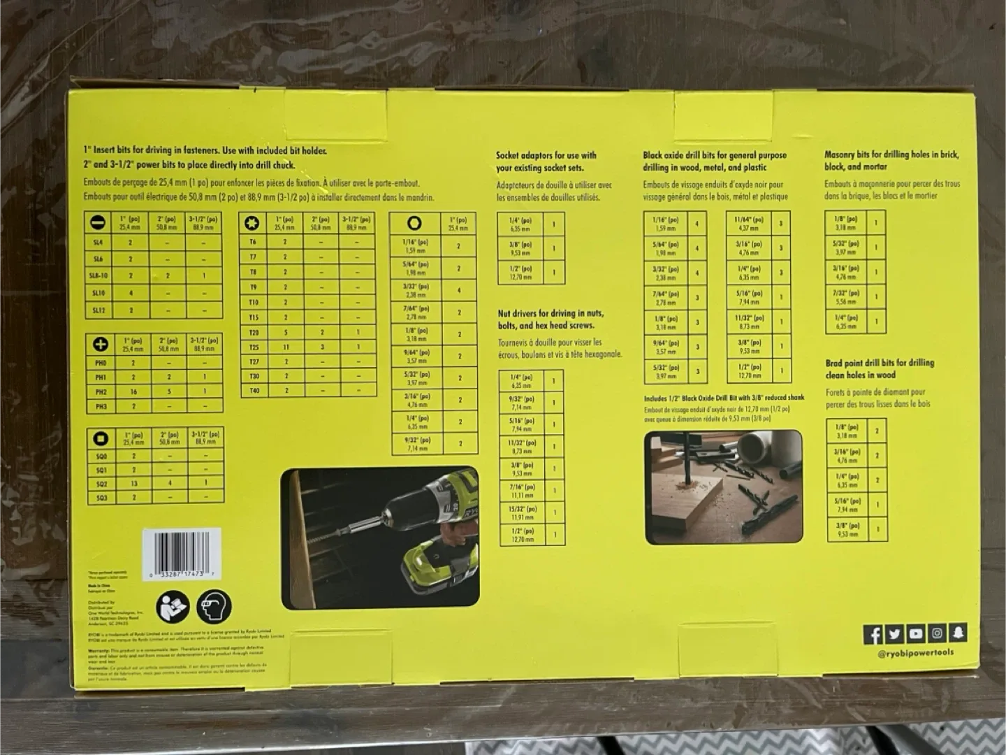 Ryobi 195-Piece Drilling and Driving Kit image indicator(2)