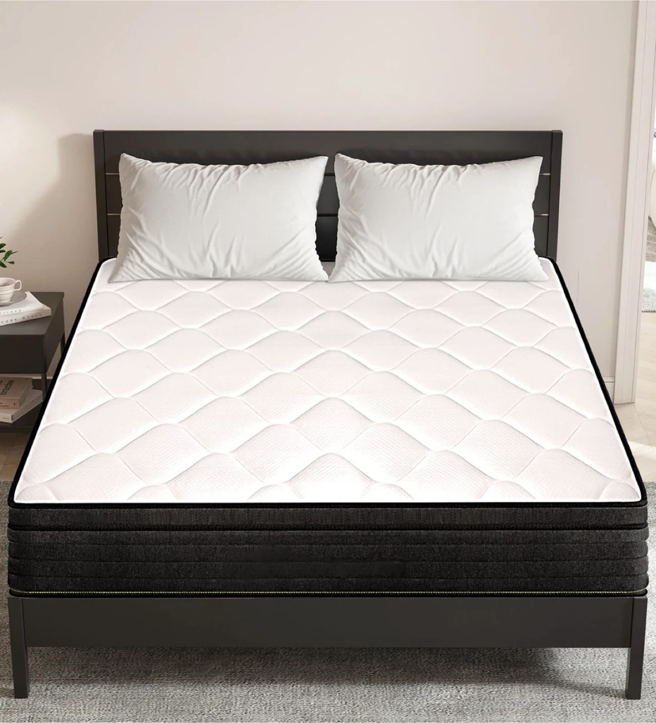 Elitspace 12 Inch Queen Memory Foam Hybrid Mattress - LIKE NEW - photo 5