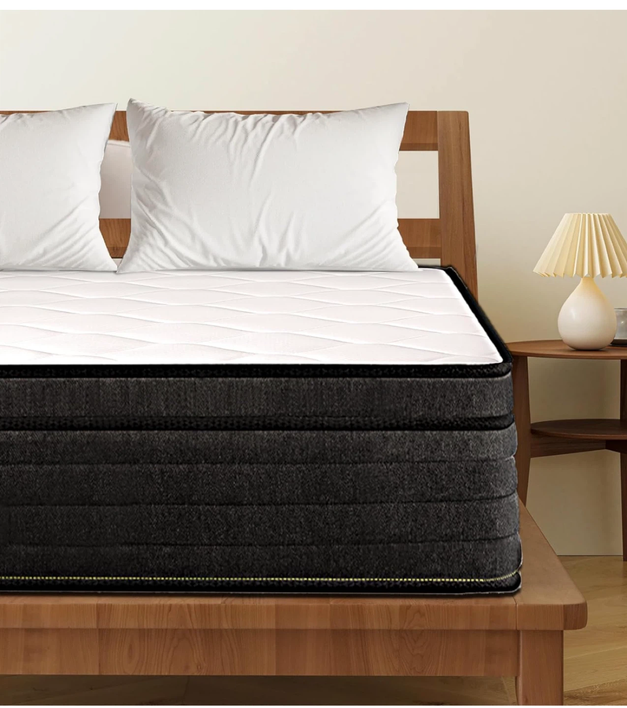 Elitspace 12 Inch Queen Memory Foam Hybrid Mattress - LIKE NEW - photo 2