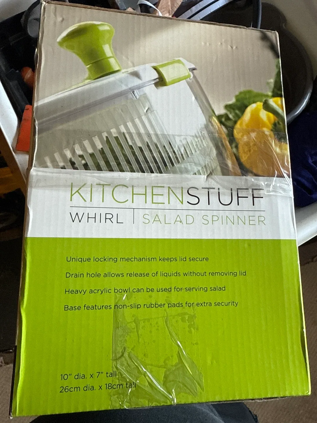 Kitchenstuff Whirl Salad Spinner - New in Box! image indicator(3)