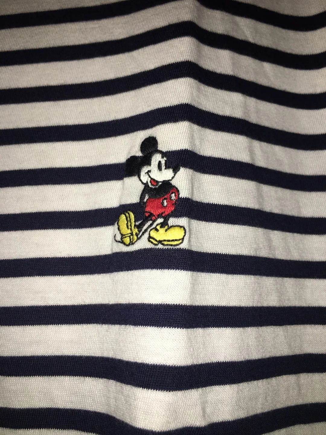 UNIQLO Disney Mickey Mouse Striped Tee - Size S thumbnail