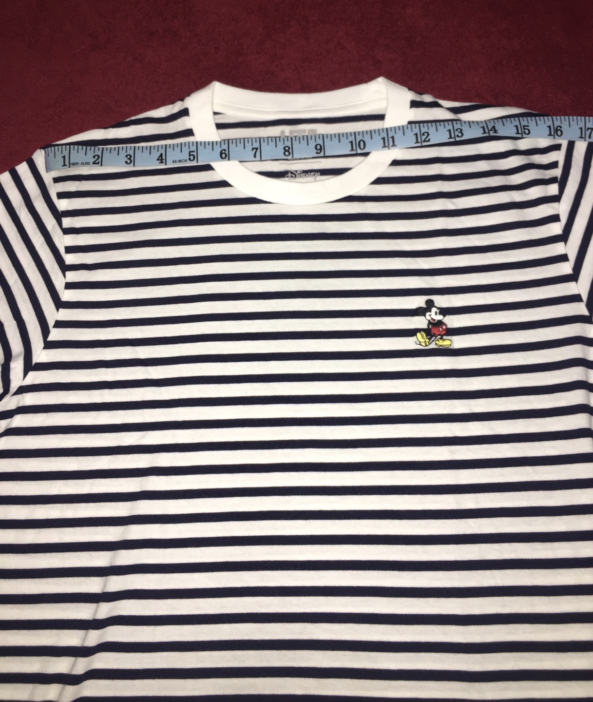 UNIQLO Disney Mickey Mouse Striped Tee - Size S - photo 4