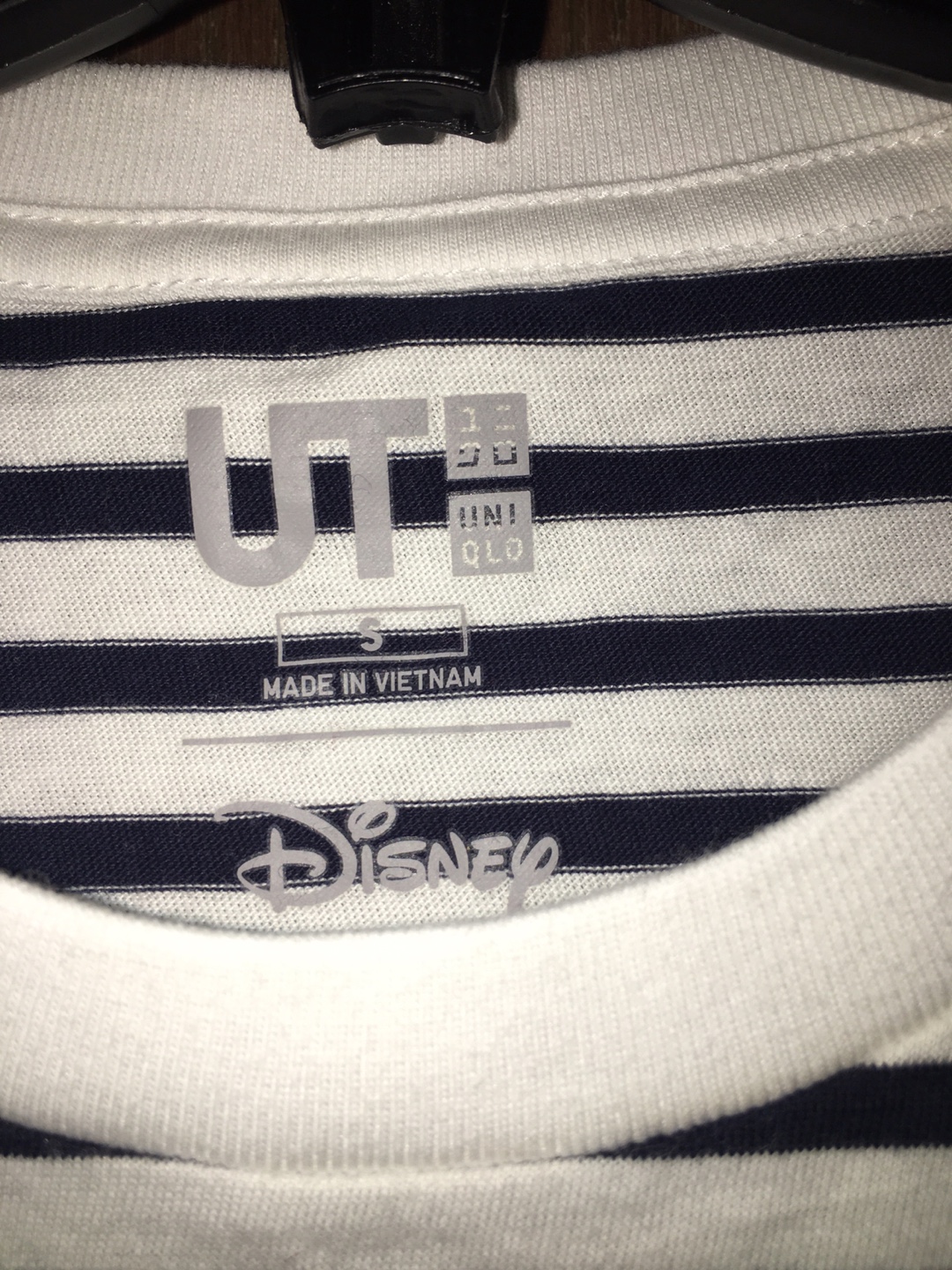 UNIQLO Disney Mickey Mouse Striped Tee - Size S - photo 3