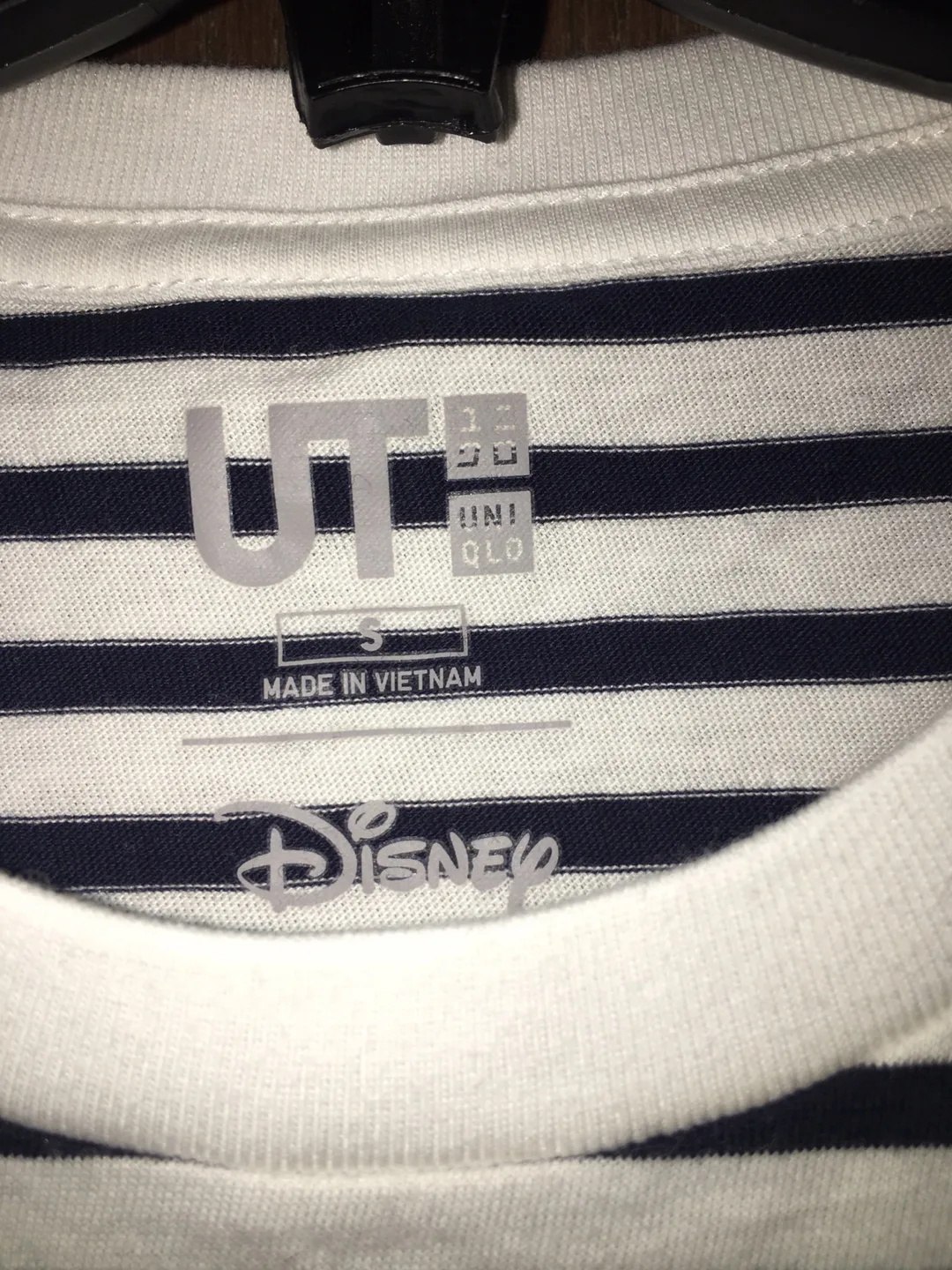 UNIQLO Disney Mickey Mouse Striped Tee - Size S image indicator(3)