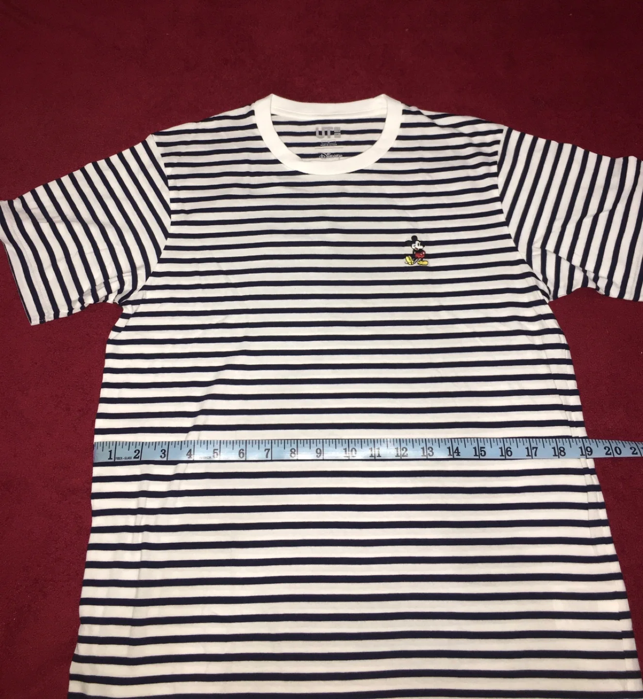 UNIQLO Disney Mickey Mouse Striped Tee - Size S image indicator(6)