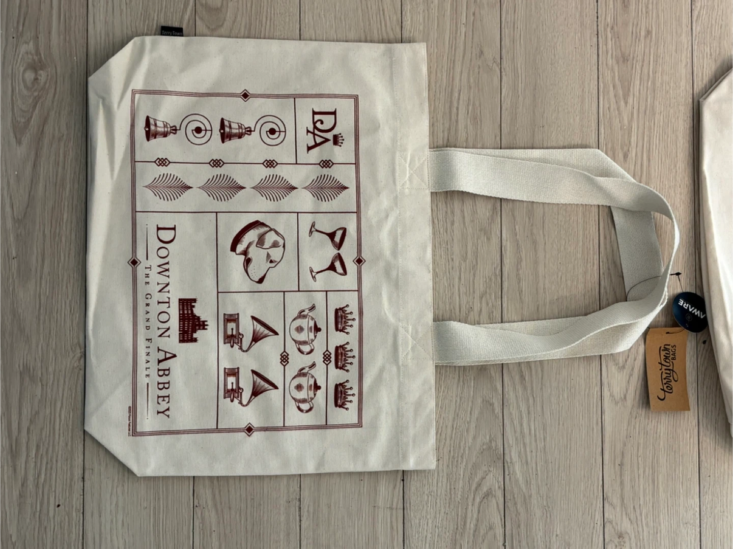 Downton Abbey Grand Final Canvas Tote Bag Set - New with Tags! - photo 3
