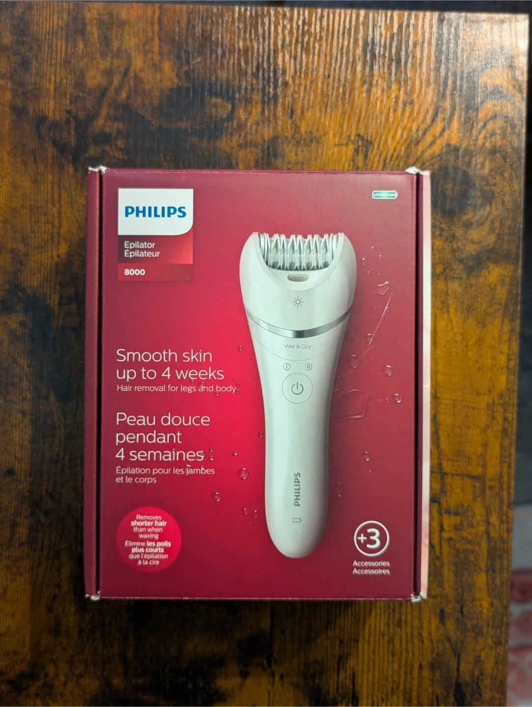 Philips Epilator 8000 Series - Like New!