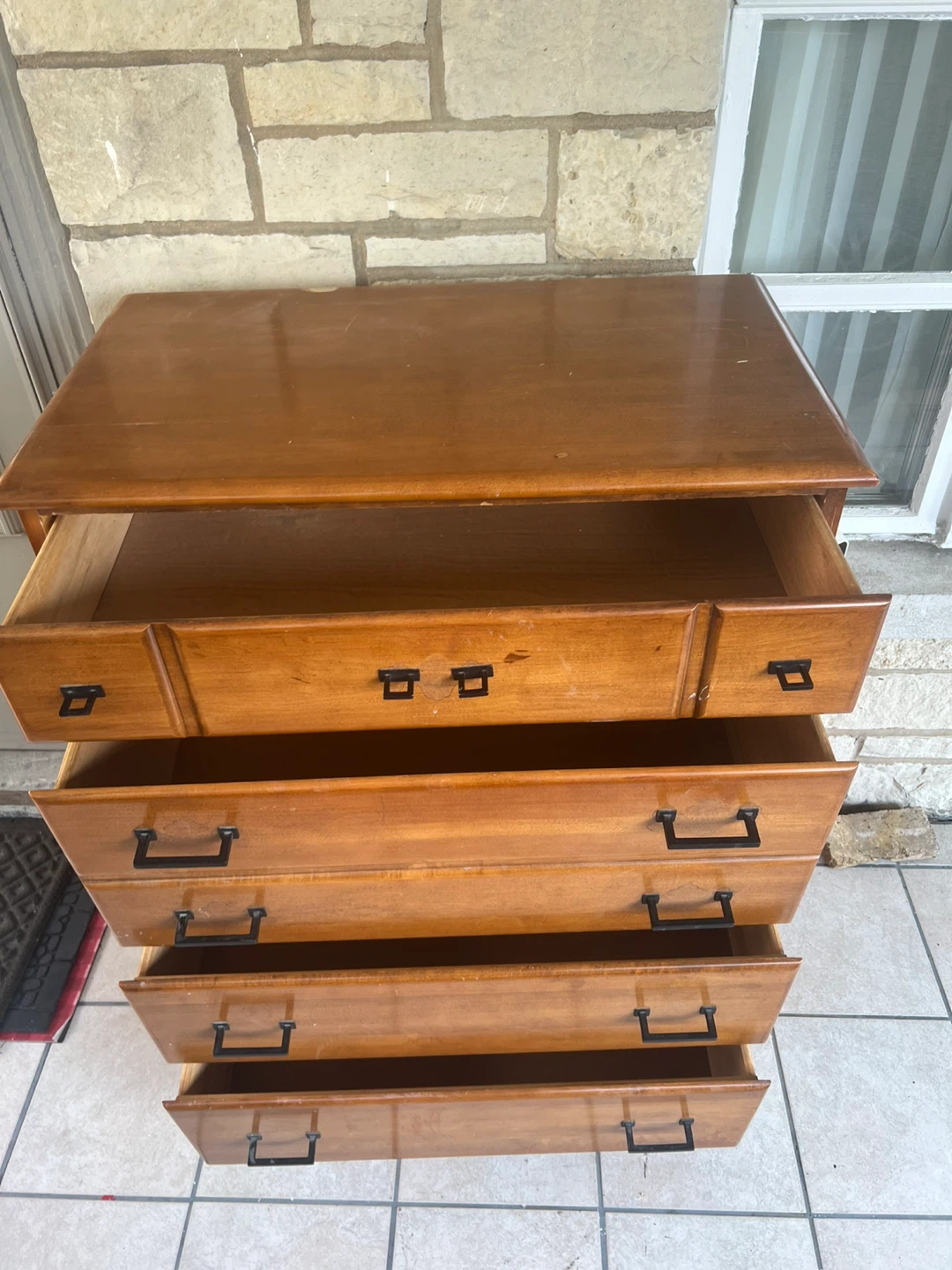 Wooden 4 Drawer Dresser - photo 2