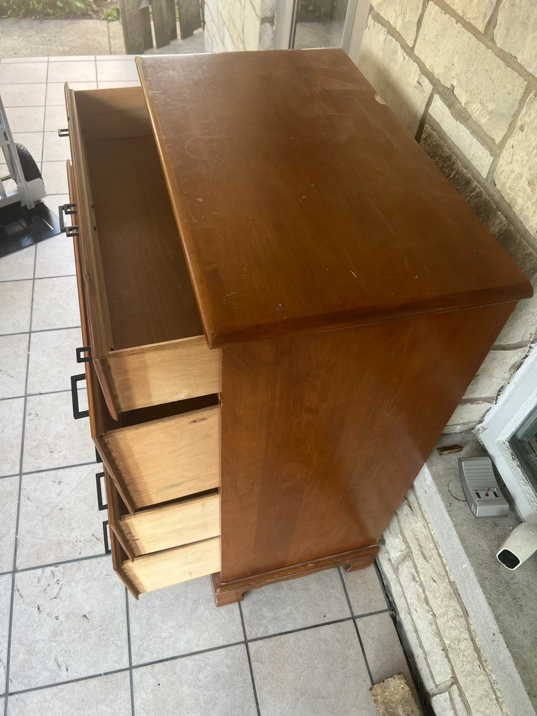 Wooden 4 Drawer Dresser - photo 4