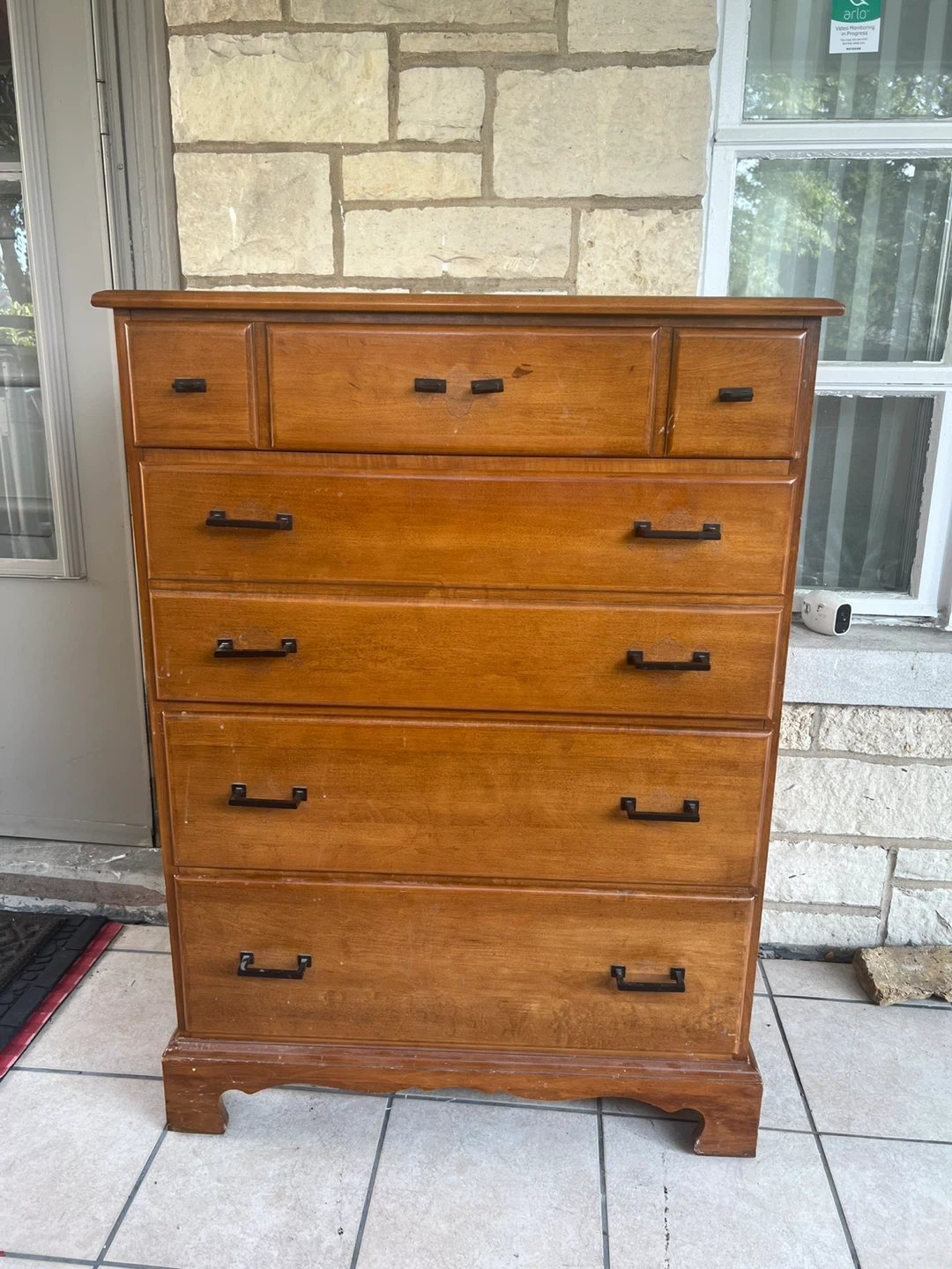 Wooden 4 Drawer Dresser