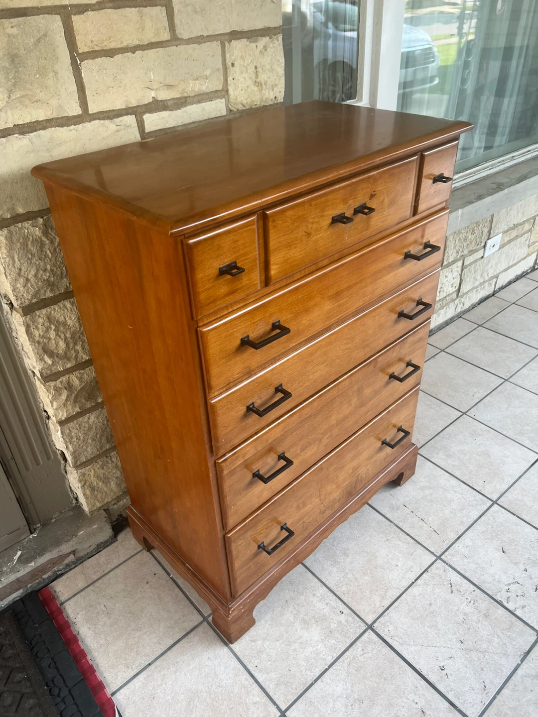 Wooden 4 Drawer Dresser - photo 5