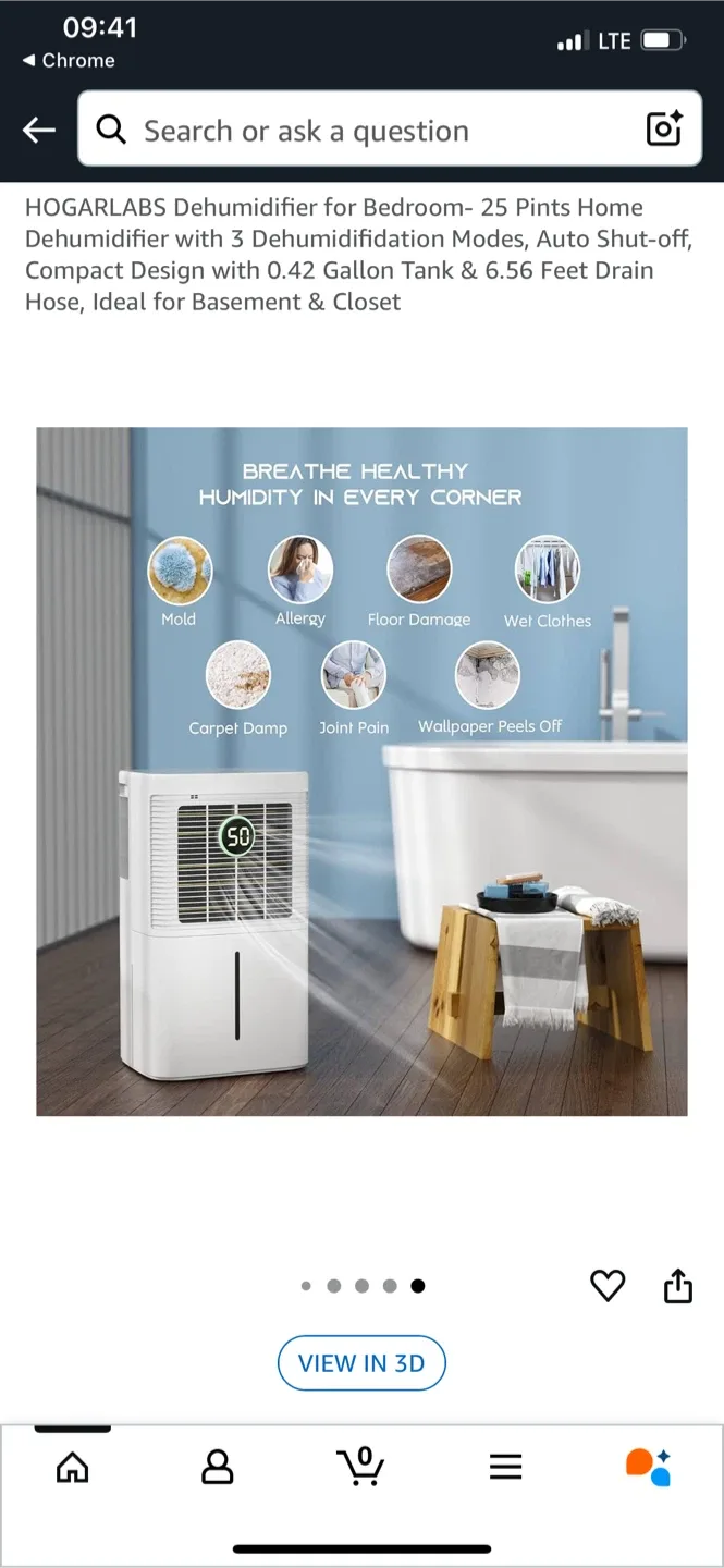 HOGARLABS 25 Pints Dehumidifier image indicator(2)