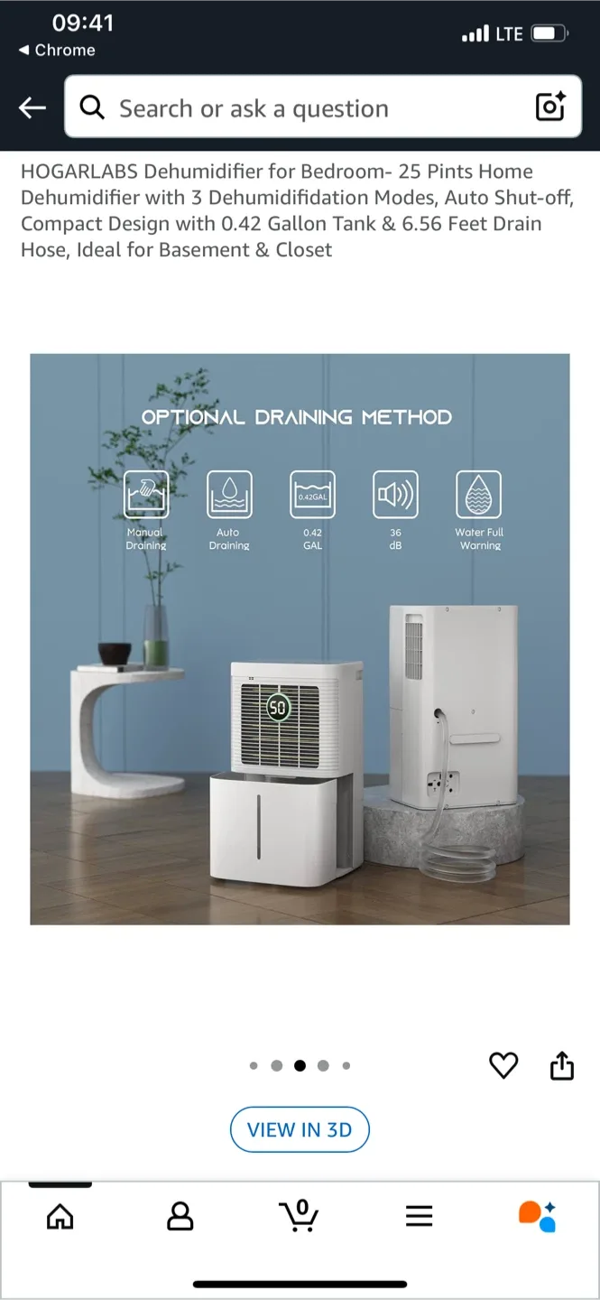 HOGARLABS 25 Pints Dehumidifier image indicator(3)