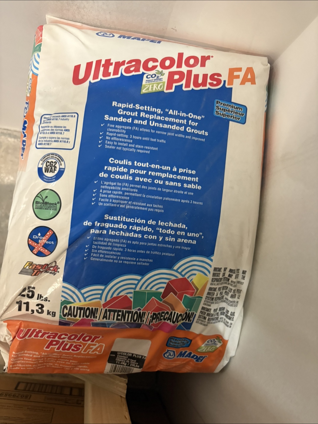 Mapei Ultracolor Plus FA Grout - 25 lbs - photo 3