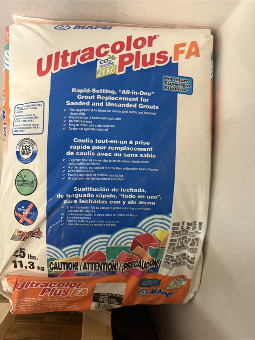Mapei Ultracolor Plus FA Grout - 25 lbs - photo 4