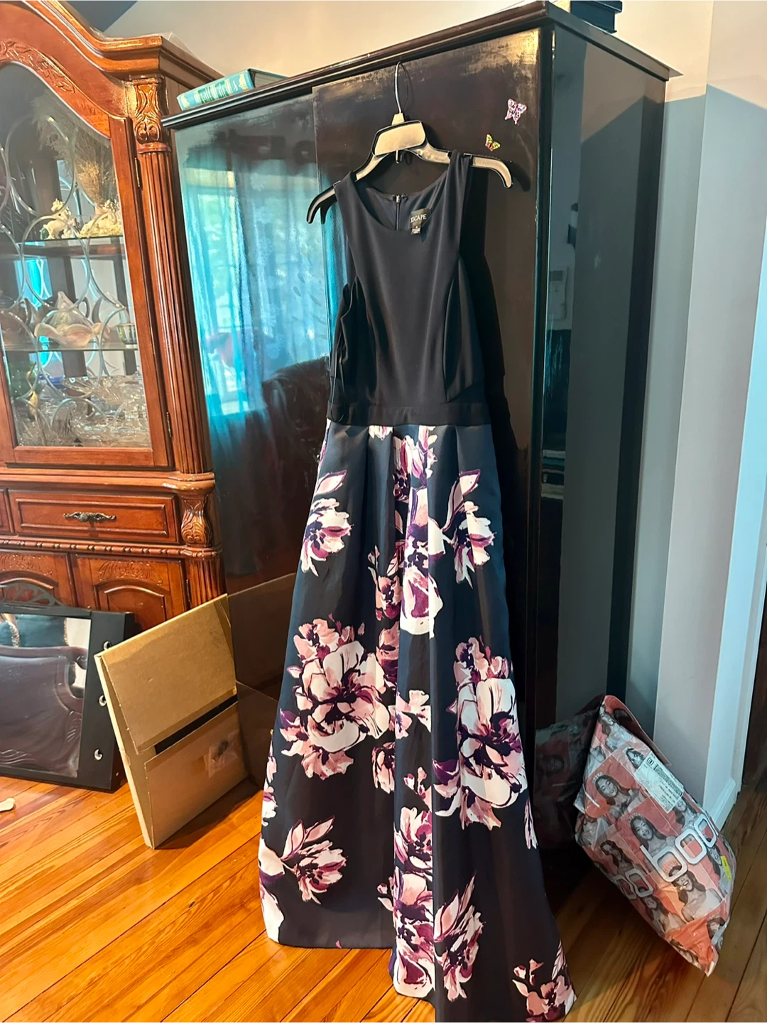 Xscape Size 4 Floral Gown - photo 3