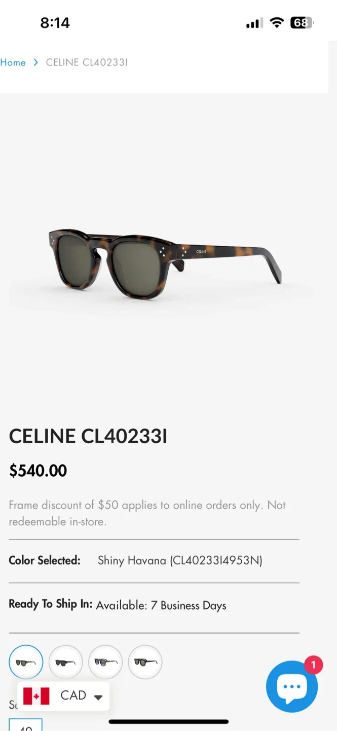 Celine Sunglasses image indicator(2)