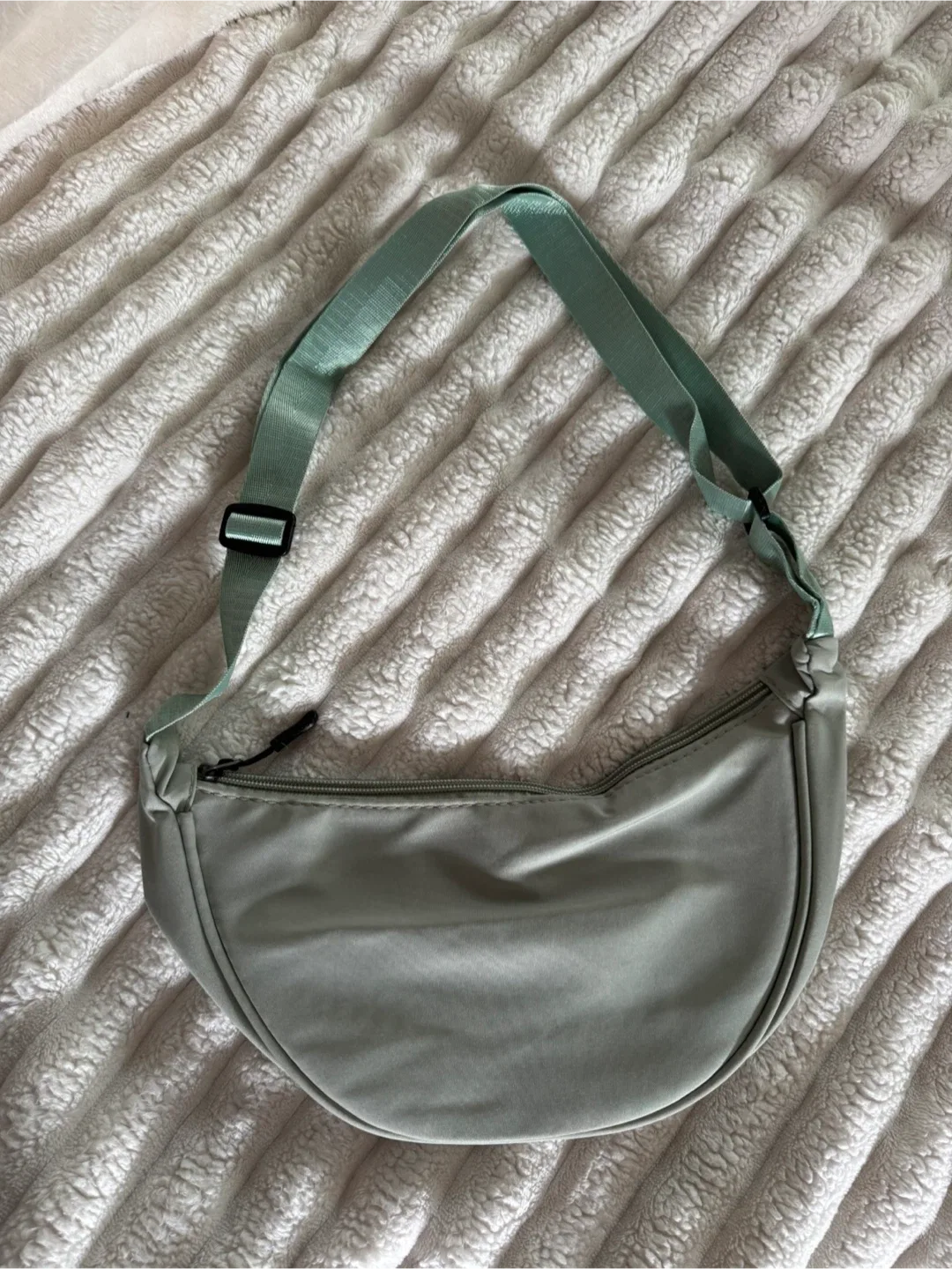 Mint Green Crescent Crossbody Bag thumbnail