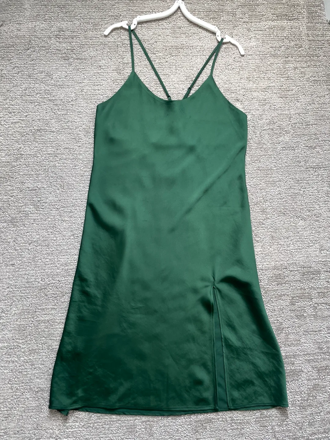 Green Slip Dress image indicator(6)