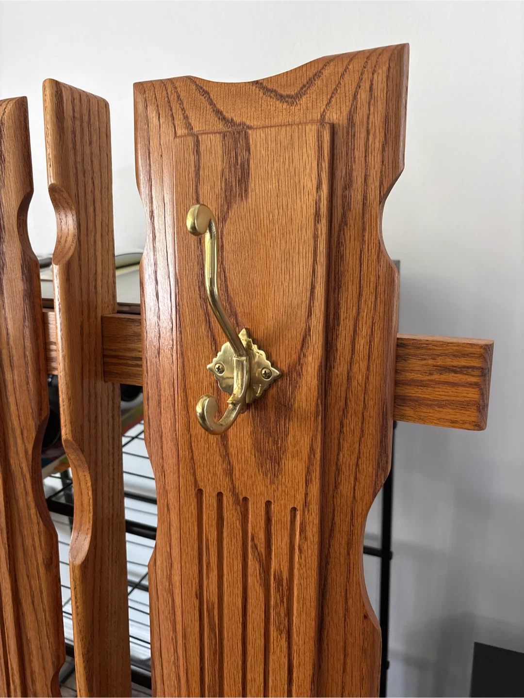 Custom Oak Coat Rack - photo 3