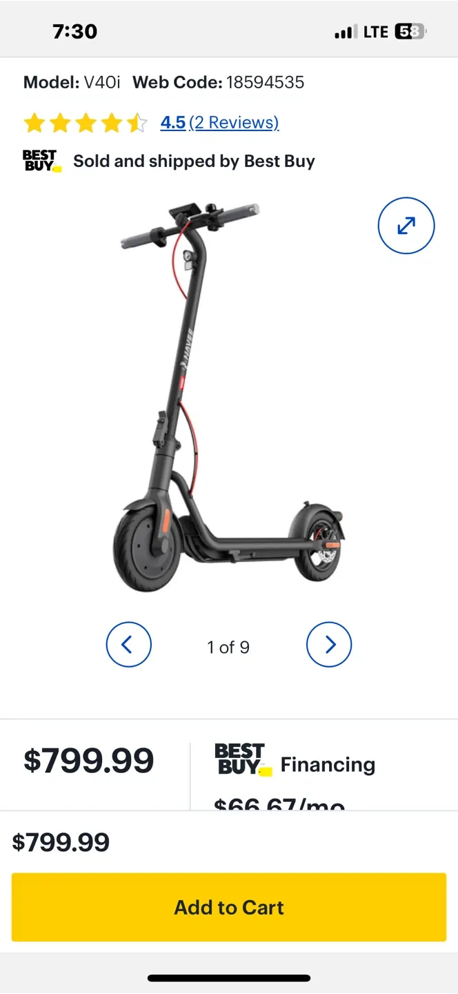 NAVEE v40 - i Electric Scooter image indicator(9)