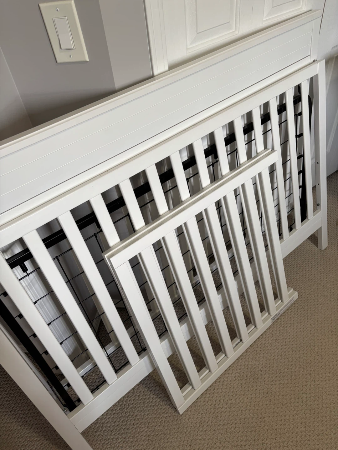 White Baby Crib - photo 3