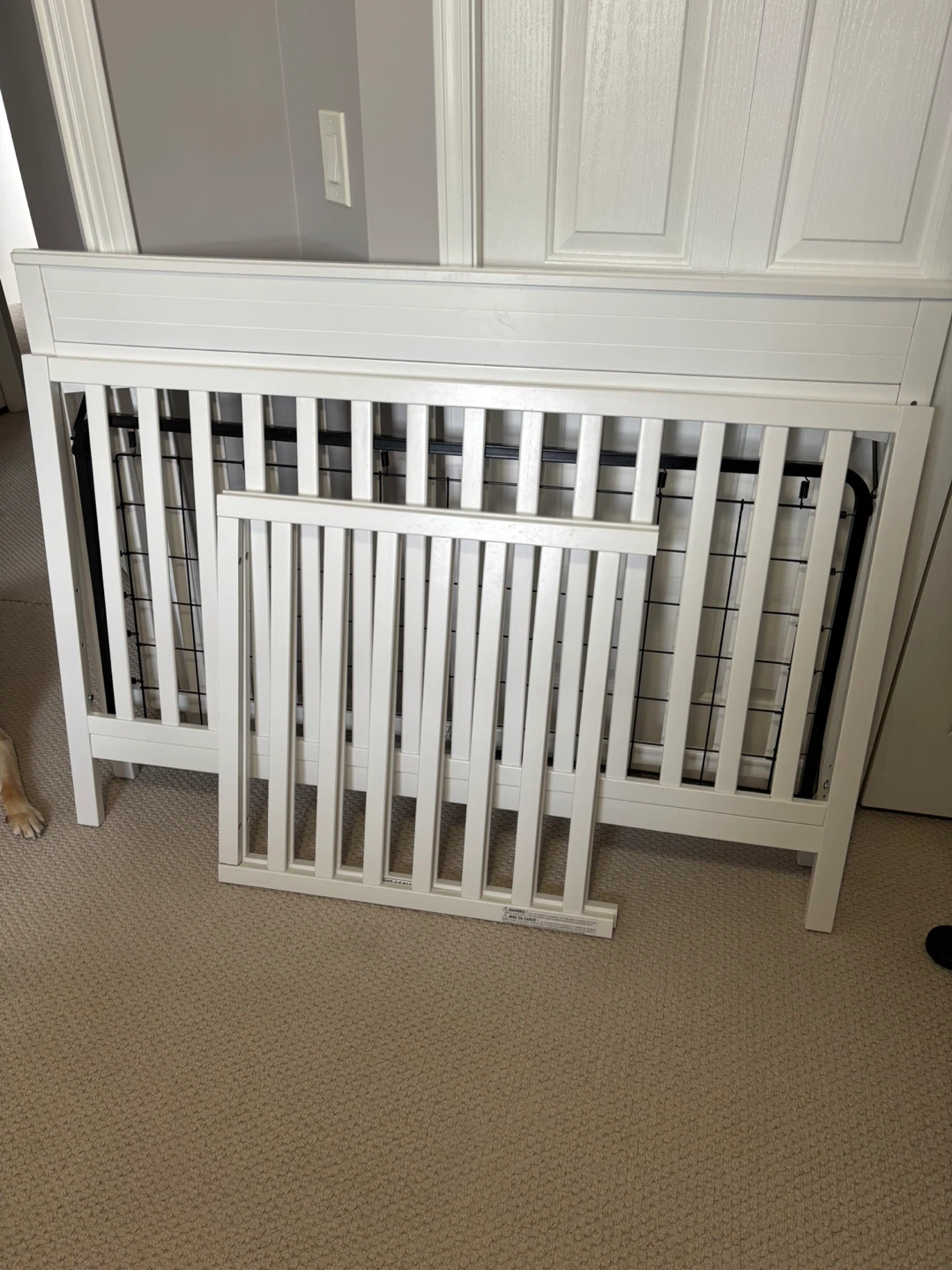 White Baby Crib - photo 4