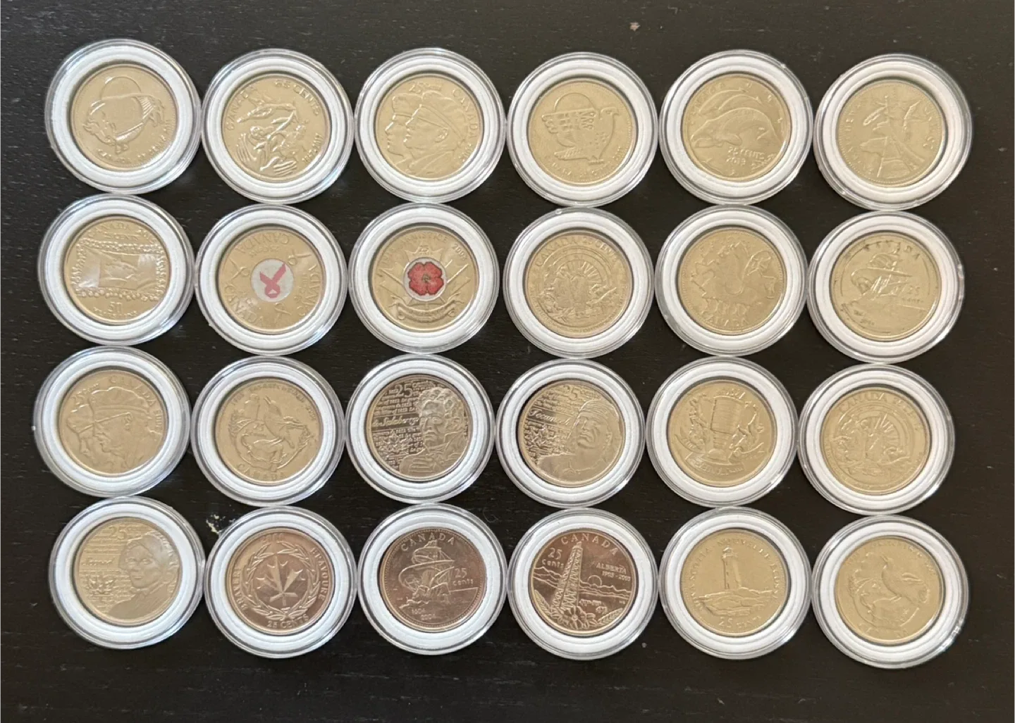 Canadian 25 Cent Coins thumbnail