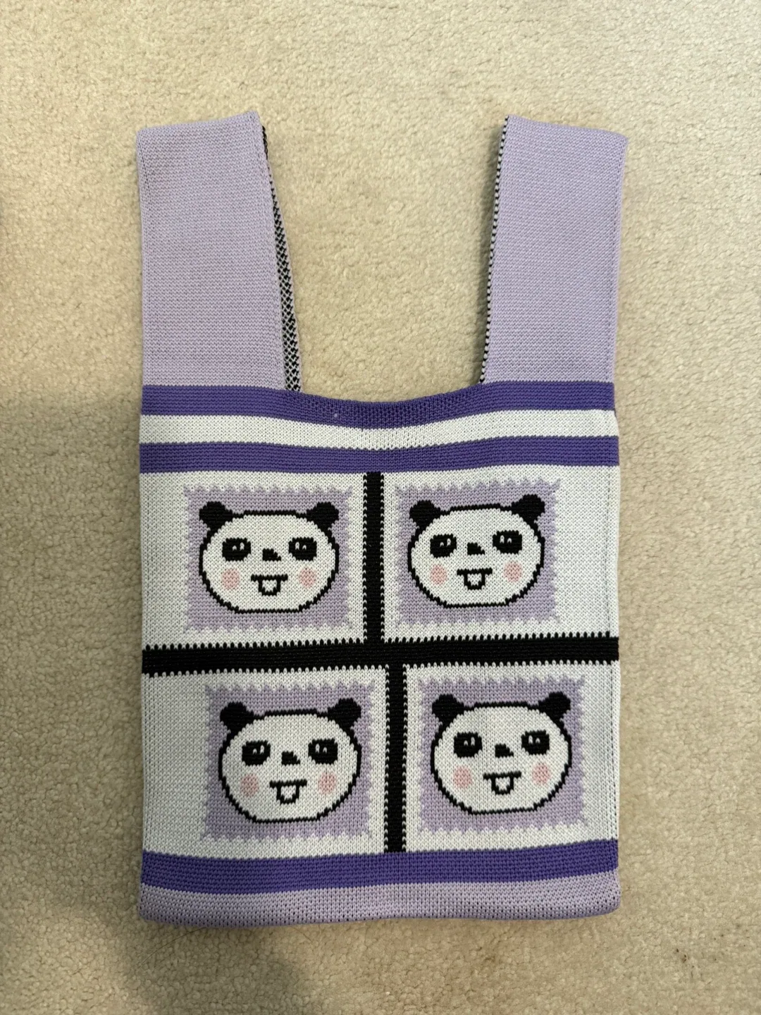 Panda Woven Bag thumbnail