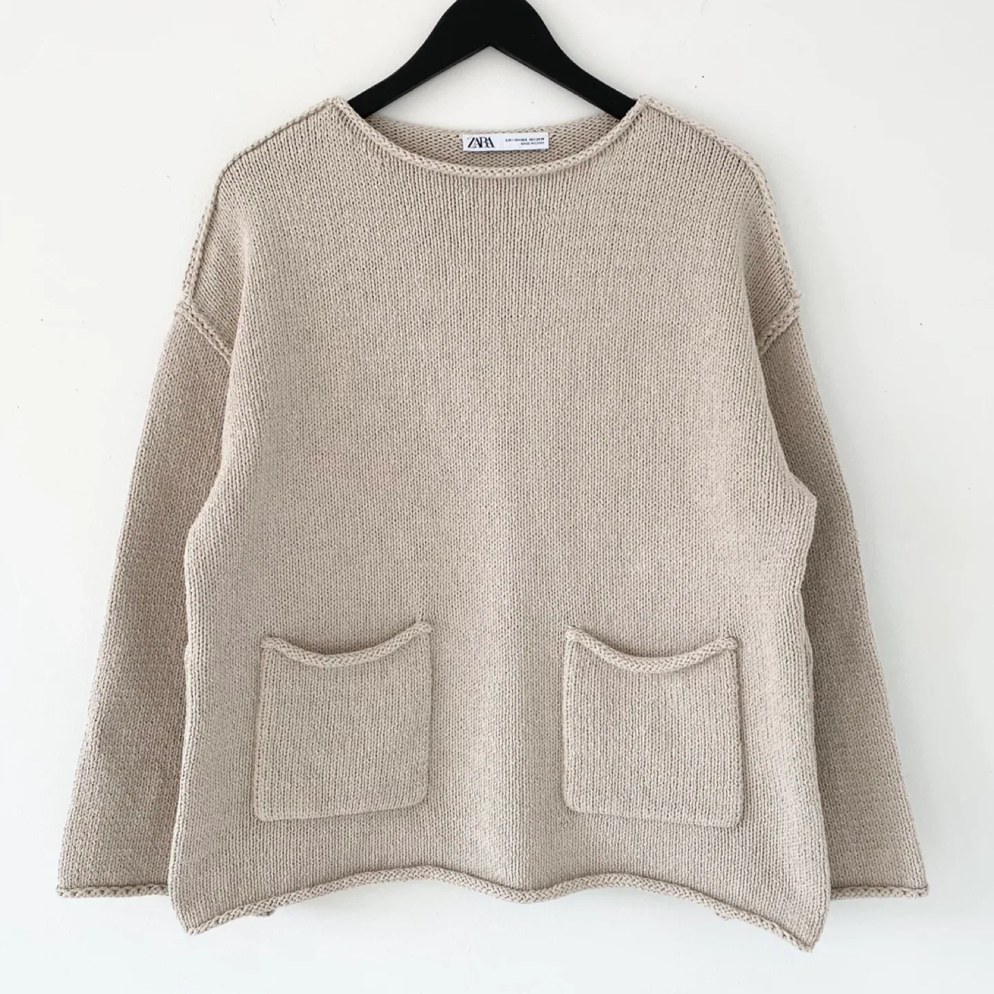 Zara Oversized Rolled Edge Sweater image indicator(4)