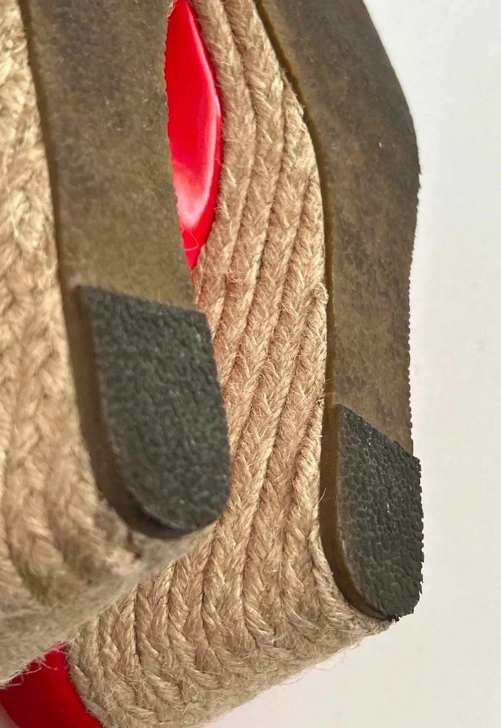 Jessica Red Espadrille Wedge Heels - Used image indicator(5)