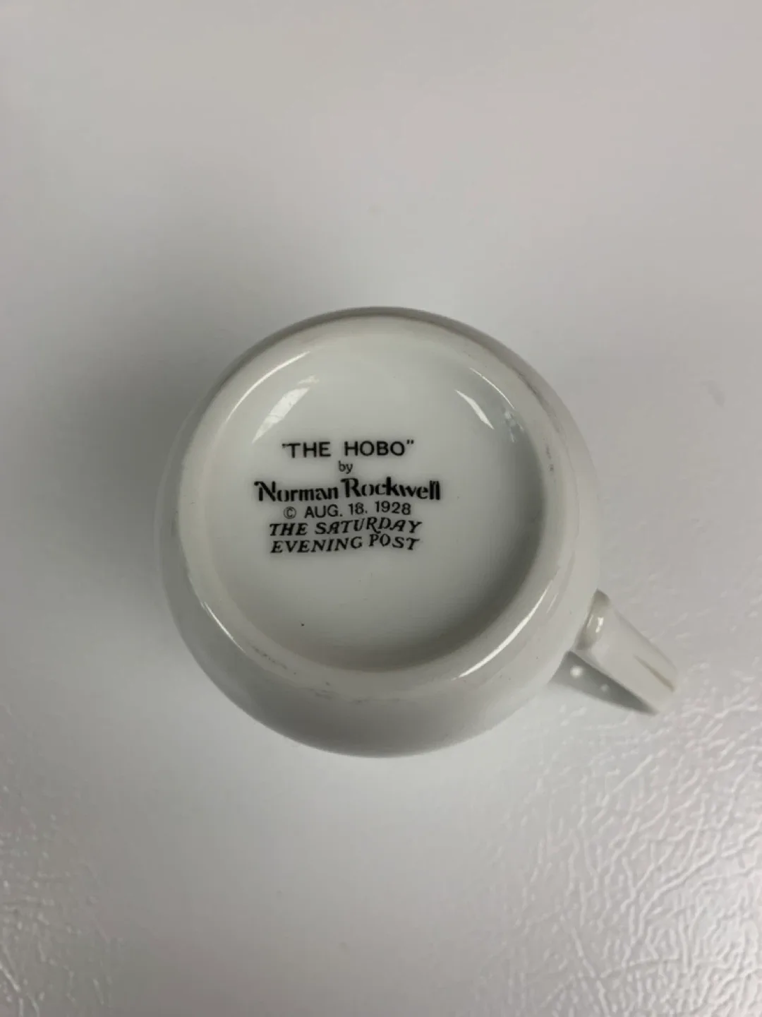 Norman Rockwell "The Hobo" Mug image indicator(3)