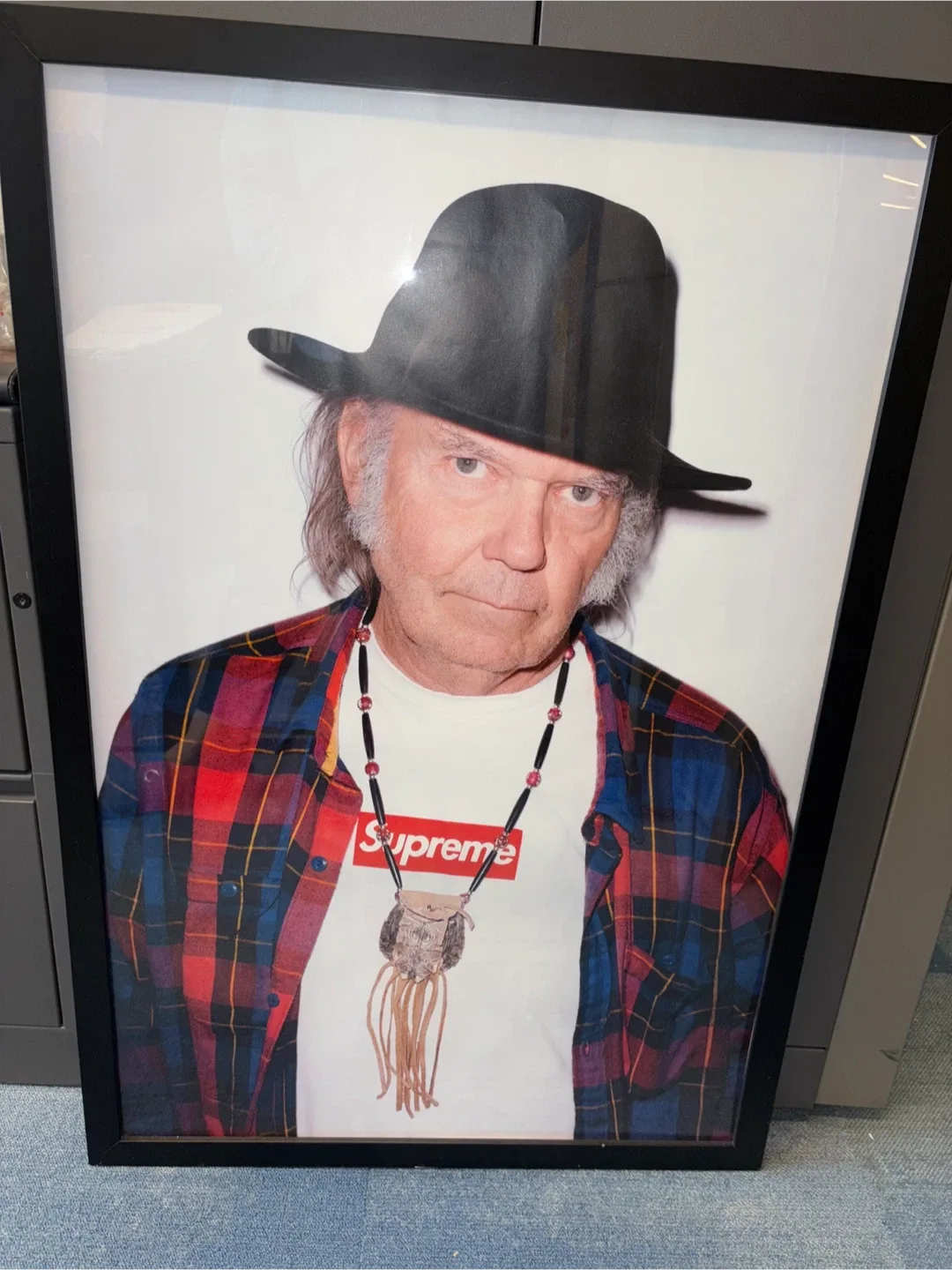 Neil Young Supreme Brand  framed poster thumbnail