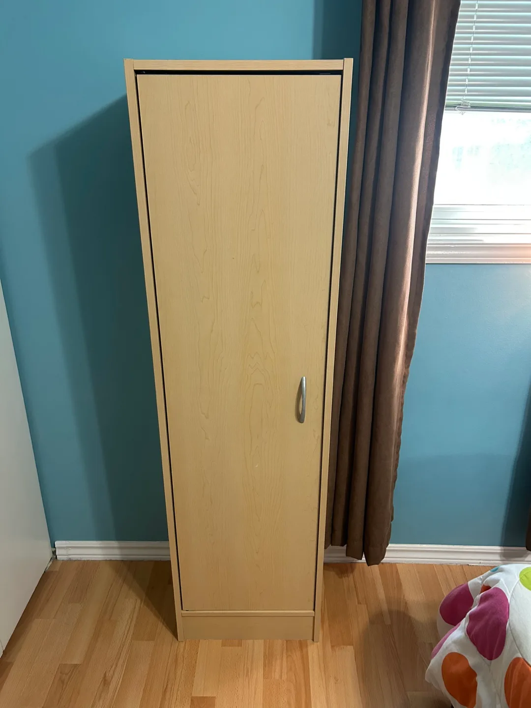 Light Wood Cabinet with Shelves thumbnail