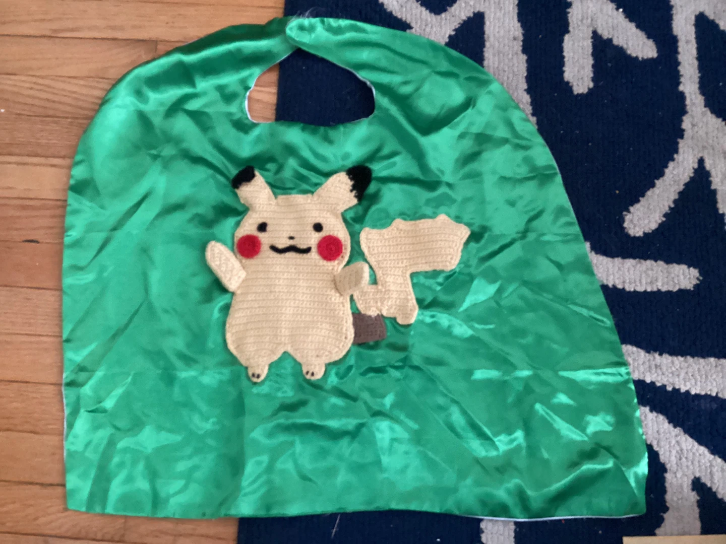Halloween Pikachu Green Cape