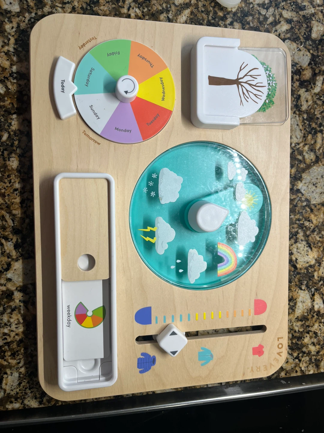 Lovevery Wooden Calendar Board