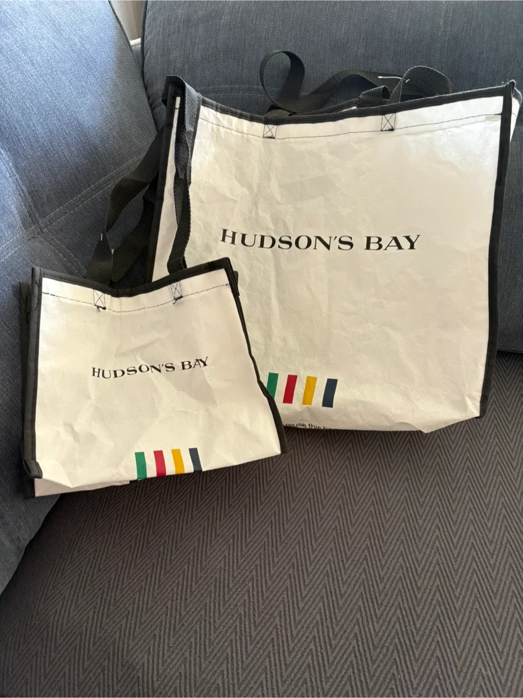 Hudson's Bay Tote Bags - Set of 2 thumbnail